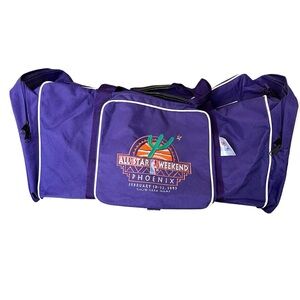 Vintage Purple 1995 NBA All Star Game Duffel Bag - PHOENIX, AZ - Sprite Nestle